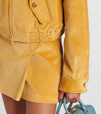 Giacca blouson in velluto a coste | Miu Miu