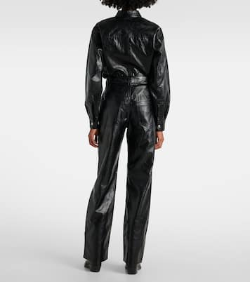 Gerade Hose Ariete aus Lederimitat | Marant Etoile