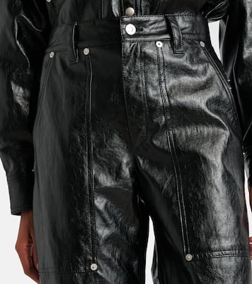 Gerade Hose Ariete aus Lederimitat | Marant Etoile