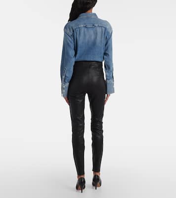 Sandy leather leggings | Polo Ralph Lauren