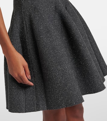 Abito corto Godet in misto seta | Alaïa