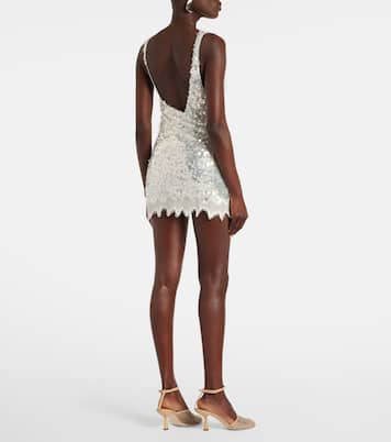 Opaline sequined lace-trimmed minidress | Christopher Esber