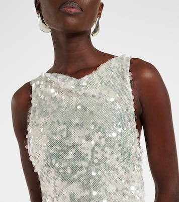 Opaline sequined lace-trimmed minidress | Christopher Esber