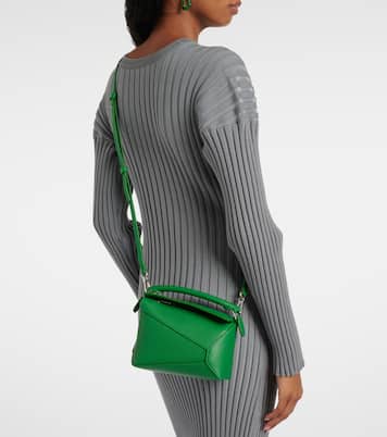 Borsa a spalla Puzzle Edge Mini in pelle | Loewe