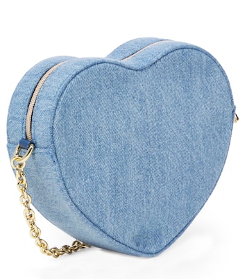 Tasche Heart aus Denim mit Leder | Dolce&Gabbana Kids