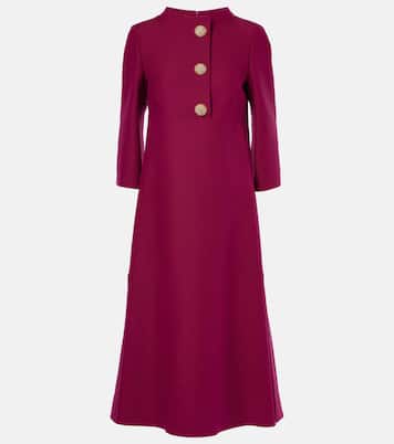 Abito midi in crêpe couture | Valentino