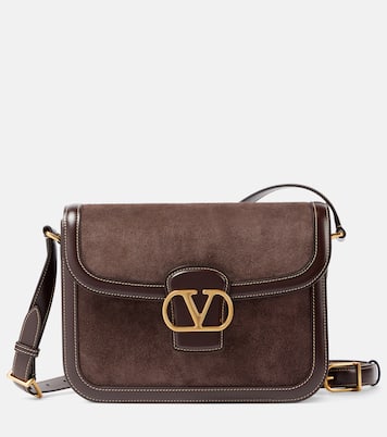 Sac 9to5 Medium en daim | Valentino Garavani