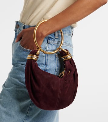 Sac Bracelet Mini en daim | Chloé