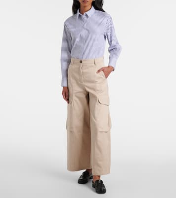 Pantaloni cargo in gabardine di cotone | 'S Max Mara