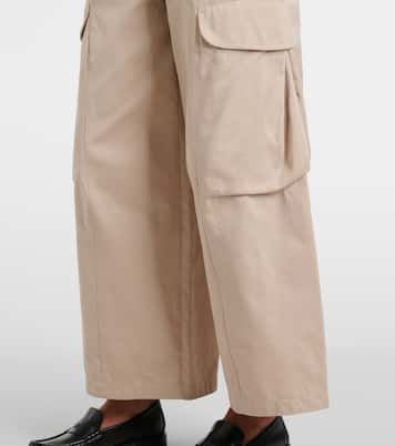 Pantaloni cargo in gabardine di cotone | 'S Max Mara