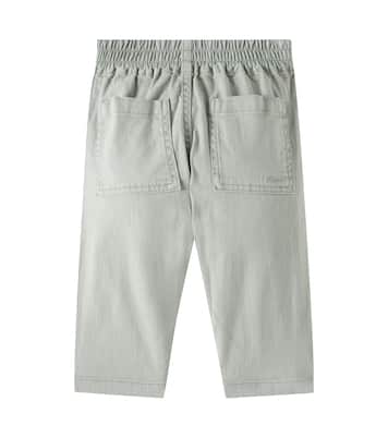 Baby Hose Léo aus Denim | Bonpoint