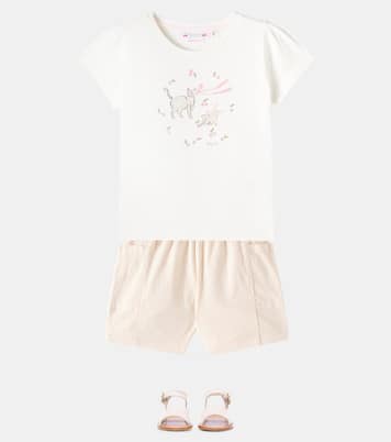 Evera cotton-blend shorts | Bonpoint