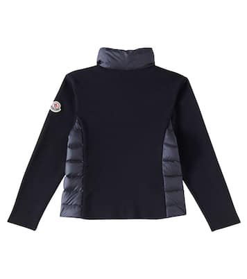 Daunenjacke aus einem Wollgemisch | Moncler Enfant