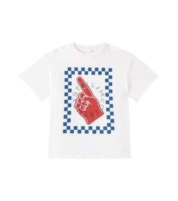 Logo printed cotton jersey T-shirt | Stella McCartney Kids