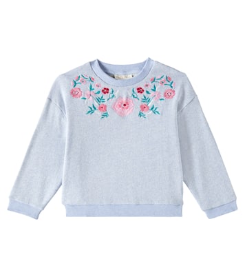 Besticktes Sweatshirt Rosalia aus Baumwolle | Louise Misha