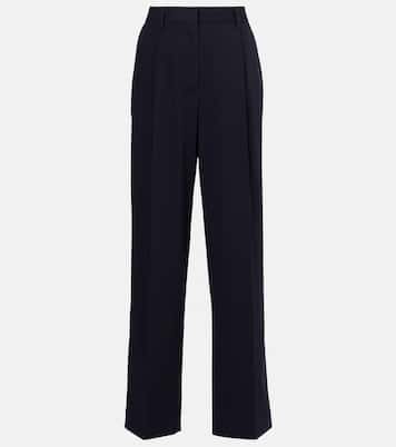 Pantaloni regular in cotone a vita alta | Toteme