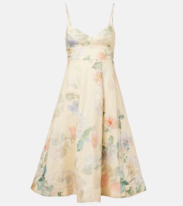Illuminate linen midi dress | Zimmermann