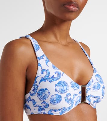 Bel Air printed bikini top | Melissa Odabash