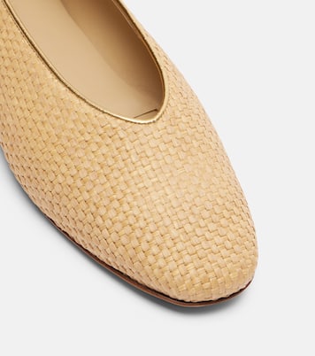 Ballerinas Regency aus Raffiabast | Le Monde Béryl