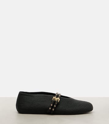 Ballerinas mit Leder | Alaïa
