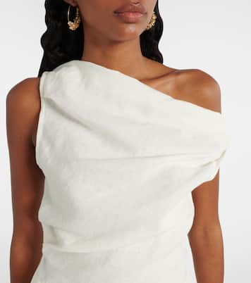 Suis asymmetric linen top | Faithfull
