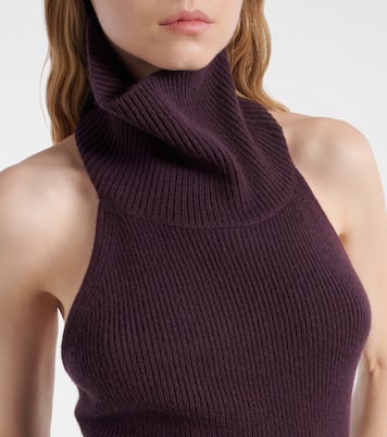 Top Maddie in cashmere con schiena scoperta | Lisa Yang