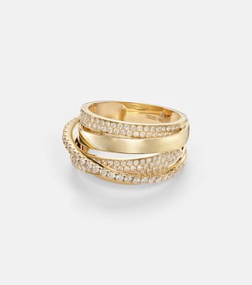 18kt gold ring with diamonds | Shay Jewelry