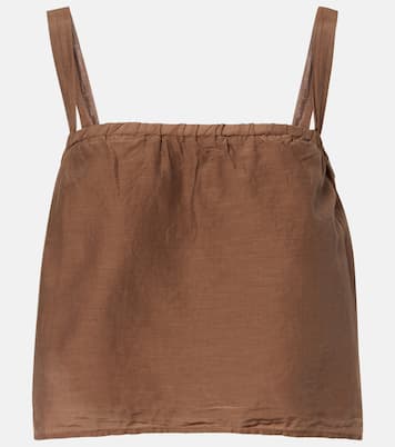 Top Andrea in voile di cotone e seta | Velvet