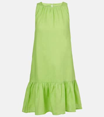 Adana linen minidress | Asceno