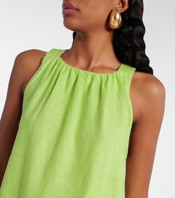 Adana linen minidress | Asceno