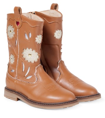 Bottes Sister Wendy Flo en cuir | Pom d'Api