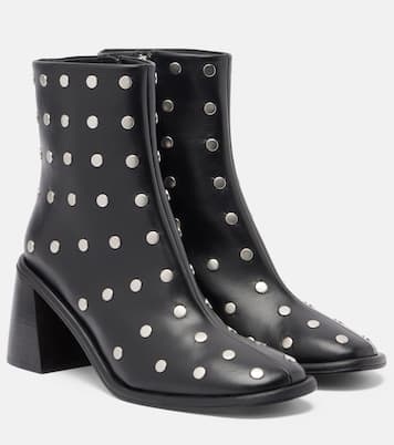 Verzierte Ankle Boots Kima 80 aus Leder | Souliers Martinez