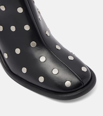 Verzierte Ankle Boots Kima 80 aus Leder | Souliers Martinez