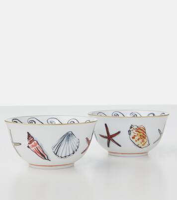 Set de 2 bols Il Viaggio di Nettuno Small en porcelaine | Ginori 1735
