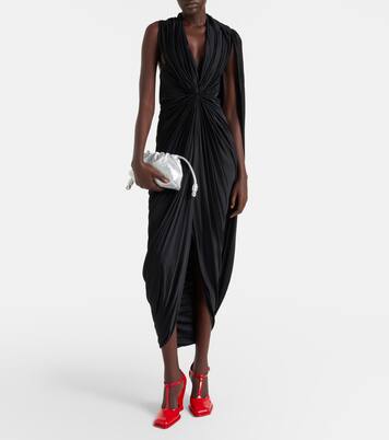 Flamenco Mini metallic leather clutch | Loewe