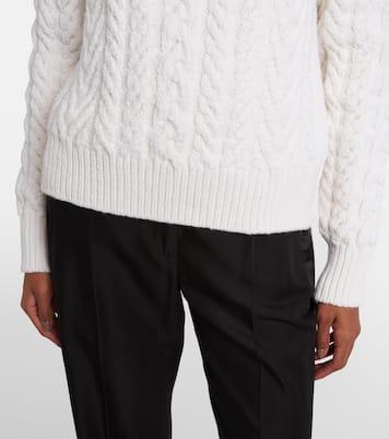 Verzierter Pullover aus Wolle und Kaschmir | McQueen