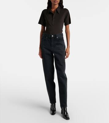 The Hang mid-rise straight jeans | Frame
