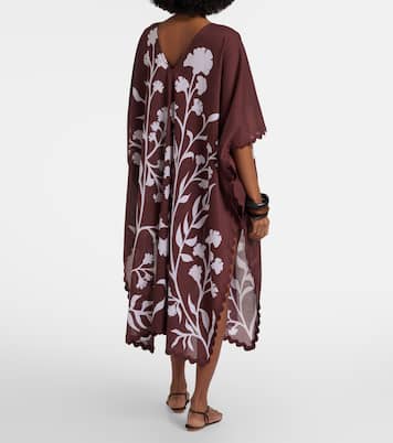 Floral cotton kaftan | Juliet Dunn