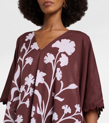 Floral cotton kaftan | Juliet Dunn