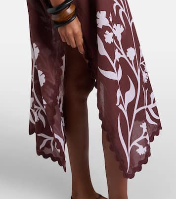 Floral cotton kaftan | Juliet Dunn