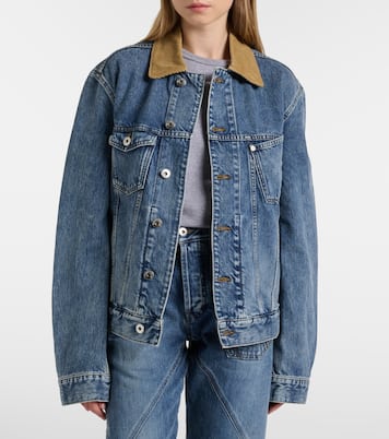 Jeansjacke mit Cord | JW Anderson