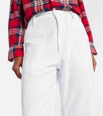 High-rise barrel-leg jeans | Polo Ralph Lauren