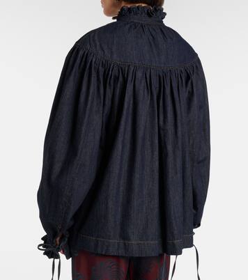 Ruffled cotton blouse | Dries Van Noten
