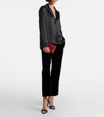 Chemise en satin de soie | Saint Laurent