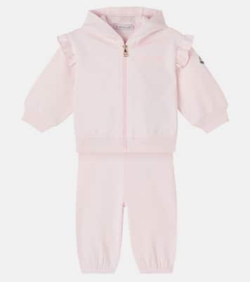 Bebé - chándal en mezcla de algodón con logo | Moncler Enfant