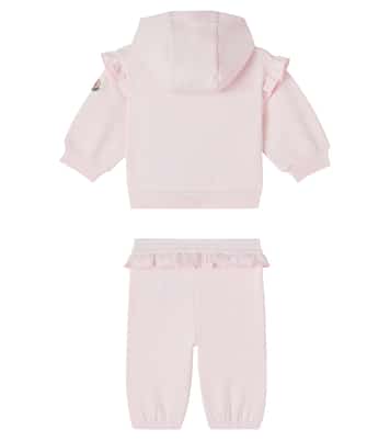 Bebé - chándal en mezcla de algodón con logo | Moncler Enfant