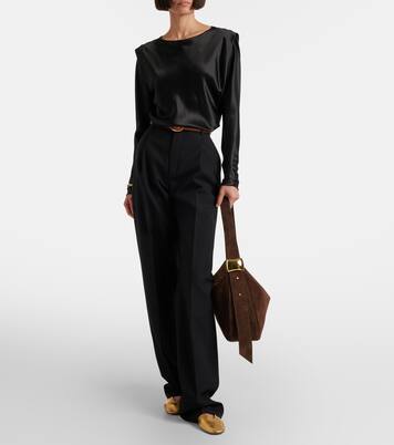 Bolso al hombro Zambia de ante | Amanu