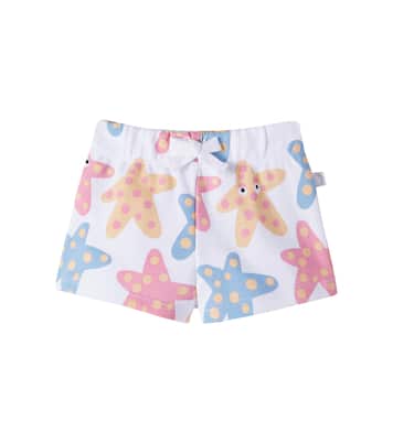 Baby printed cotton jersey shorts | Stella McCartney Kids