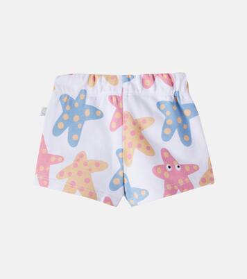 Baby printed cotton jersey shorts | Stella McCartney Kids
