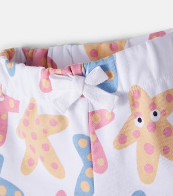 Baby printed cotton jersey shorts | Stella McCartney Kids